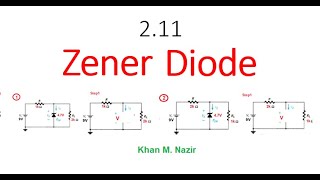 Example 2.26 || Zener Diode || How does a Zener Diode Work || EDC 2.11(English) (Boylestad)