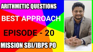 BANKING QUANT SPEED TEST DISCUSSION BY DEEPAK SIR || EPISODE - 20 || SBI/IBPS PO MAINS 2020 || #SBA