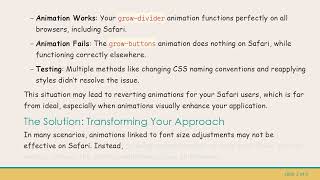 Fixing Inline SVG CSS Animation Issues on Safari