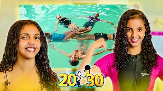 "በውሃ ዋና በወራት ውስጥ ከ20 ኪሎ በላይ ቀንሻለሁ..." ውሃን በብርጭቆ የሚሉ ሰዎች ይሄን መመልከት አለባቸው!!😳😳 ወጣ እንበል  //20-30//
