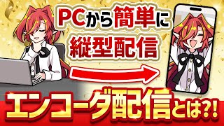 【フィードに乗る】エンコーダ配信でPCから縦型配信を簡単にやる方法！新しい縦型配信やり方を解説します【Vtuberクエスト】#アニメ