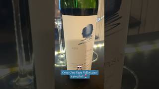 Opus One Napa Valley 2018 $400 plus! 🍷 #wine #review #sommelier #winelover #napa #wow #delicious