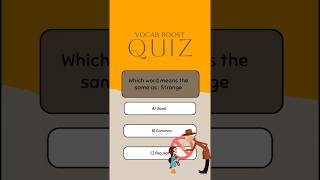 "🚀Boost your vocabulary in 10 seconds! "#EnglishQuiz #WordChallenge #LearnEnglish