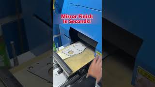 flat sheet polishing  machine #metalpolishing