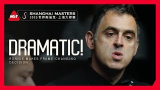 FRAME WITH A TWIST | Kyren Wilson vs Ronnie O'Sullivan Intriguing Frame | 2025 Shanghai Masters