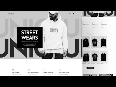 Uniclub | HTML CSS Website for Clothing Store | Source Code Free