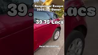 Rangerover Evoque 2020, 1st Owner, 79k km run, Diesel, Moonroof 39.75 Lacs #rangerover #evoque #suv