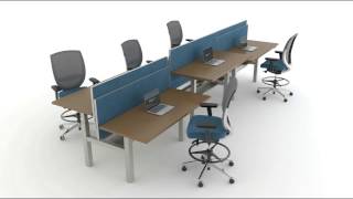 Xsede Height Adjustable Tables by Kimball Office