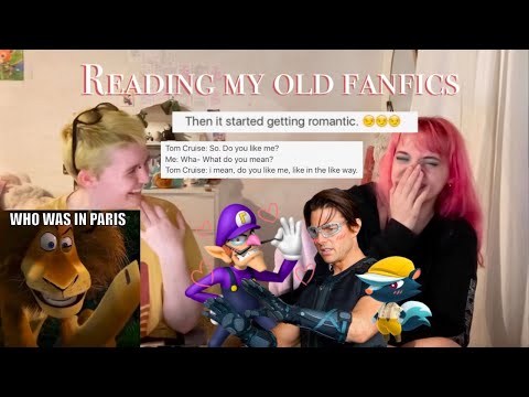 Reading my old fan fictions (waluigi x tom cruise??) *gone shrekshual* 😳