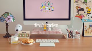 deskterior. 봄맞이 데스크테리어 / 스누피 소품 총집합 / 데스크투어 ✍🏻