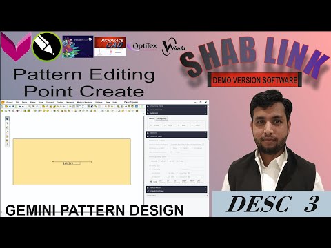 Desc 3 | Pattern Editing | point create |pattern Drawing | 726292| shab link| Cad Designe | freecad
