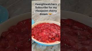 This is my super highly requested cherry dream pie. #weightlossmotivation  #weightwatchers #dessert