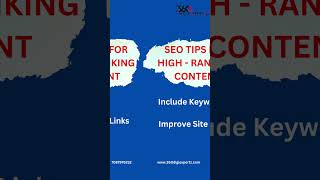 SEO Tips FOR HIGH   RANKING CONTENT | SEO service | Website SEO service #shorts #shortsfeed #seo