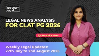 Weekly Legal Updates | 27 July - 2 August | SC on PoSH Act, Lawyers’ Accountability, Bail Promises