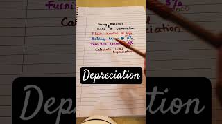Depreciation- Calculation #depreciation #class11accounts #class11commerce #exampreparation