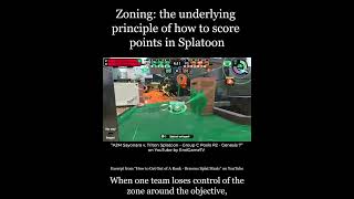 Zoning: the Real Win Condition of Splatoon 2 - Squid School #shorts