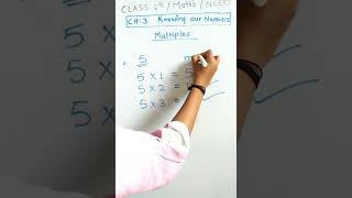 Multiples | CH -3 : Playing with Numbers / class 6th /maths / ncert #class6 #maths