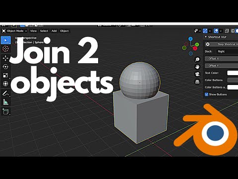 how to join two objects in blender