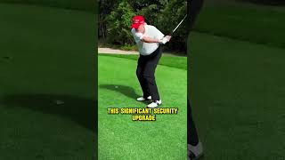 Did you notice the “golf force one” that appeared alongside Trump #shorts #celebrity #trump