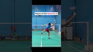 Good day vs Bad day in Badminton🫣🏸!