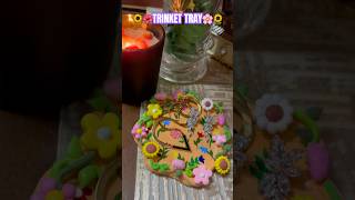 Trinket Tray😍 #trinkettray #clay #claycraft #artandcraft #diyideas #diycraft #artandcraft #clayart