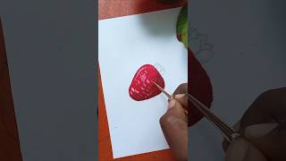 🍓#trendingshorts #trendingsongs#ytshorts#trending#artchannel #indianyoutubechannel #acrylicpainting