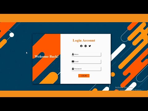 How To Create Login Form In HTML and CSS