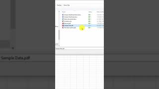 Import PDF data into Excel #shortsfeed#youtubshorts#shorts