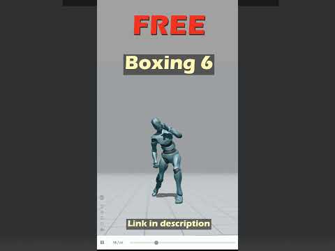 Boxing 6. Free Mixamo animation for Daz Studio's Genesis 9. #dazstudio #mixamo