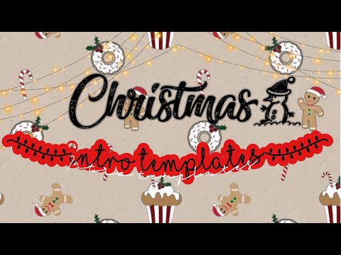 3 CUTE CHRISTMAS INTRO TEMPLATES NO TEXT