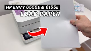 How to Load Paper In Your HP ENVY 6555e & 6155e Printer