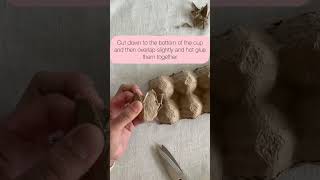 Egg carton mushrooms! Cute & creative #fok #ItsOurHome #cardboardcrafts