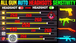 Free Fire Auto Headshot Trick 2025 Sensitivity | 2gb, 4gb, 6gb Ram Headshot Sensitivity Setting