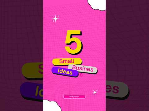 5 Easy & Creative Small Business Ideas to Start From Home🌟 #smallbusinessideas #homebusiness #ideas