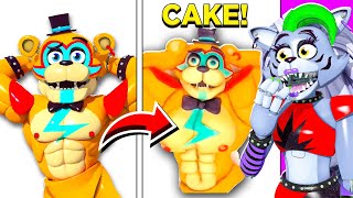 FNAF Security Breach but CAKE! React with Roxanne Wolf & Gregory