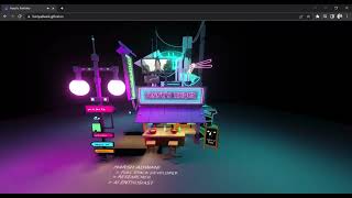 My 3-D, interactive, responsive Portfolio Website