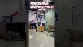 模型新天地 小姐姐也愛玩的垂直起降飛機!!! 羽翔W500V2