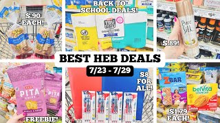 HEB COUPON DEALS | CHEAP & EASY DEALS TO SAVE MONEY | GROCERY & HOUSEHOLD SAVINGS | 7/23 - 7/29