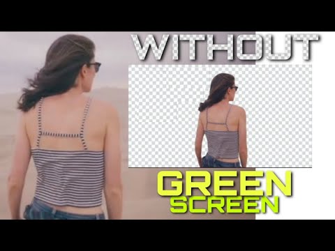 Fastest Way TO Remove In YOUR VIDEO Background And Without Need GREEN SCREEN #EDITS