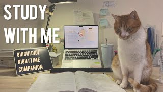 STUDY WITH Me ✨ | Med student and her cats 🐈 | 60/10