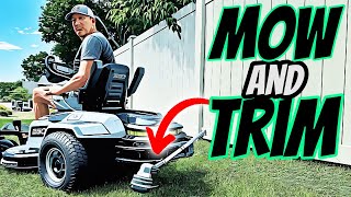 So Simple, Yet Genius 🤓 EGO Mower with String Trimmer Attachment