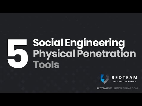 5 Social Engineering and Physical Penetration Testing Tools - Part 1