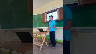 your boy is reporting like a pro! 🖤🖤 #report #viral #powerpoint #entrepreneurship #school