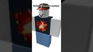 Roblox Avatars Now vs before #roblox #robloxedits #roblox2017 #dantdm #denis#builderman