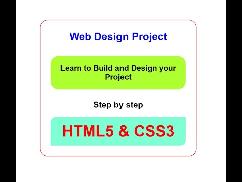Web Design Project CSS Complete. Web Design beginner course with simple HTML5 and CSS3  : Lesson-16