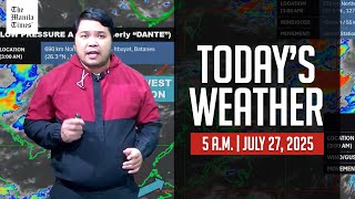 Today's Weather, 5 A.M. | July 27, 2025
