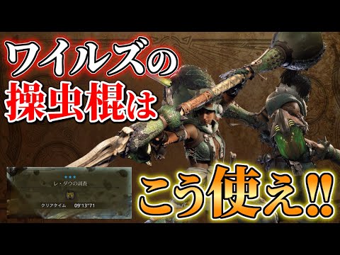【モンハンワイルズ】高火力コンボを叩き込め！操虫棍は「理解る」ことで最強になる！！【MHWILDs OβT】