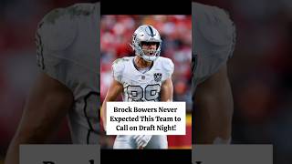 Brock Bowers was SHOCKED the Raiders Drafted Him!. #nfl2025 #brockbowers #nflnews #nflshorts