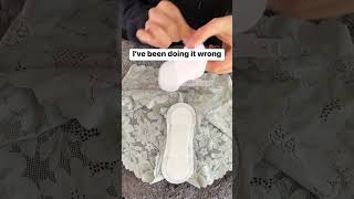 Why did no one tell me this! #viral2022 #viralreel #viralreels #lifehacks #lifehack #pads