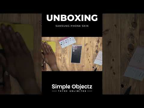 Unboxing Magic: Discover Our Stunning Mobile Skins From Simple Objectz #simpleobjectz #phoneskins